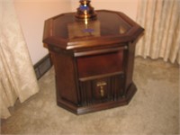 End Table by Love Seat 25 x 25 x 21&1/2 tall