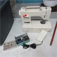 Vintage Necchi sewing machine.