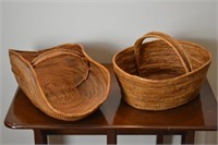 Antiques Baskets - 2 Total