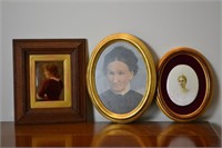 Antique Portraits - 3 Total