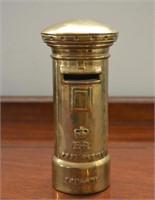 Bank QEII Brass Post Box