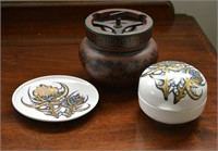 Pottery Humidor & Scottish Bone China
