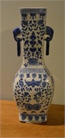 Blue & White Decorative Vase