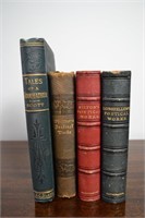 Antique Bound Poetry Books