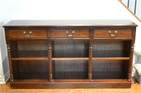 Three Drawer Hall Stand w/ Shelves