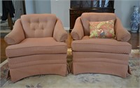 Pair of Plush Morette's Chairs