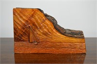 Carved Wood w/ Sailboat