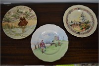 Royal Doulton Decorative Plates - 3 Total