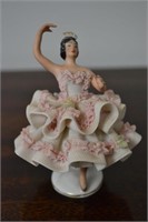 Antique Dresden Ballerina Figure