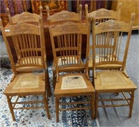 6 pressback chairs