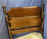 Mahogany twin bed