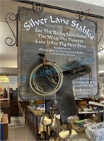 Silver lane Stables Double Sided Sign