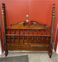 Early American walnut bed full size