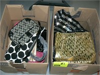 2 BOXES OF BLINGY PURSES AND BAGS (MICHAEL KORS,