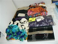 LARGE GROUP LADIES SCARVES AND GLOVES (SOME NEW)