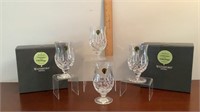Lot of 4 Waterford Lismore Footed Glasses