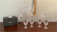 Lot of 6 Waterford Colleen Glasses & Bell