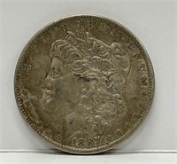 1887 Morgan Silver Dollar