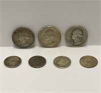 Silver Quarters & Dimes