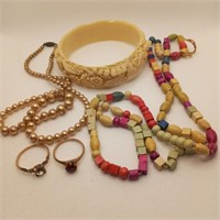 Bangle, Necklaces & Rings