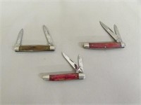 3 Case XX Folding Knives