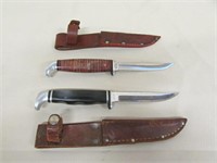 2 Case XX Fixed Blade Knives