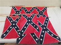 7 Confederate Battle Flags