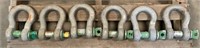 (6) 12 Ton Shackles