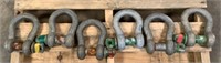 (6) 12 Ton Shackles