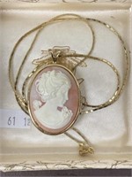 Cameo Necklaces 1.75x1.25 Chain 12”