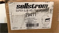 (3) Sellstrom Super Slim Welding Helmet 29411