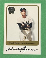 2001 Greats of the Game Hank Bauer Autograph