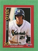 2010 Mike Trout Rookie Minor League Card