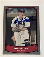 Bob Feller Autographed card