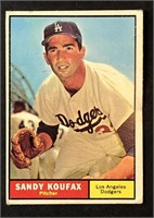 1961 Topps Sandy Koufax Card #344