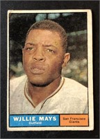 1961 Topps Willie Mays Card #150