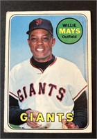 1969 Topps Willies Mays Card #190