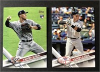Lot of 2 Topps Update Aaron Judge Rookie Cards