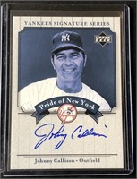 2003 Upper Deck Yankees Johnny Callison Autograph