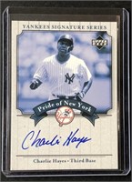 2003 Upper Deck Yankees Charlie Hayes Autograph