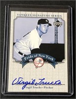 2003 Upper Deck Yankees Virgil Trucks Autograph