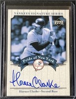 2003 Upper Deck Yankees Horace Clarke Autograph