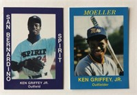 Ken Griffey Jr. Rookie Minor League Cards