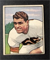 1950 Bowman Dante Gluefingers Lavelli Rookie Card