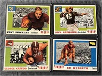 4 1955 Topps All American Football Cards