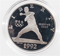 1992 U.S. MINT OLYMPIC COINS PROOF SILVER COIN