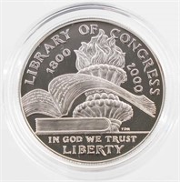 2000 LIBERTY OF CONGRESS PROOF SILVER DOLLAR