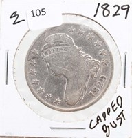 1829 CAPPED BUST