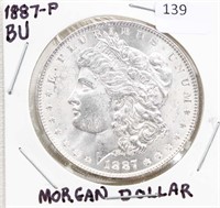 1887-P/BU MORGAN DOLLAR