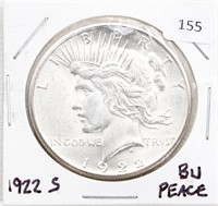 1922-S/BU PEACE DOLLAR